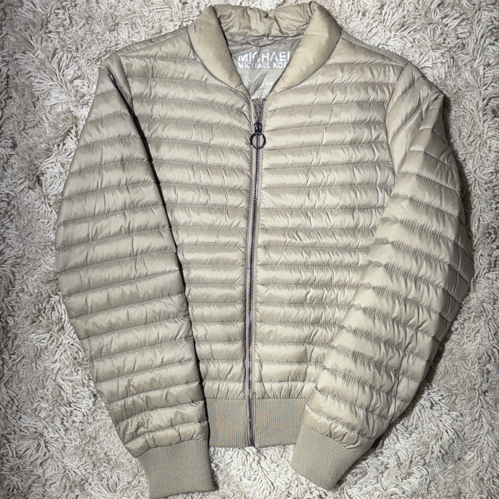 Michael Kors Women’s Beige Puffer Jacket